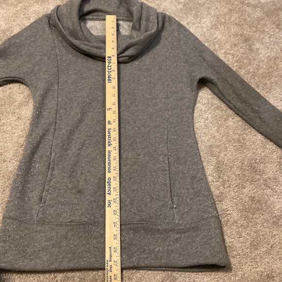 Aerie gray sparkly tunic top - Picture 10 of 12